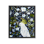 Australia cocktoo  Framed Canvas Print Gallery Image 6