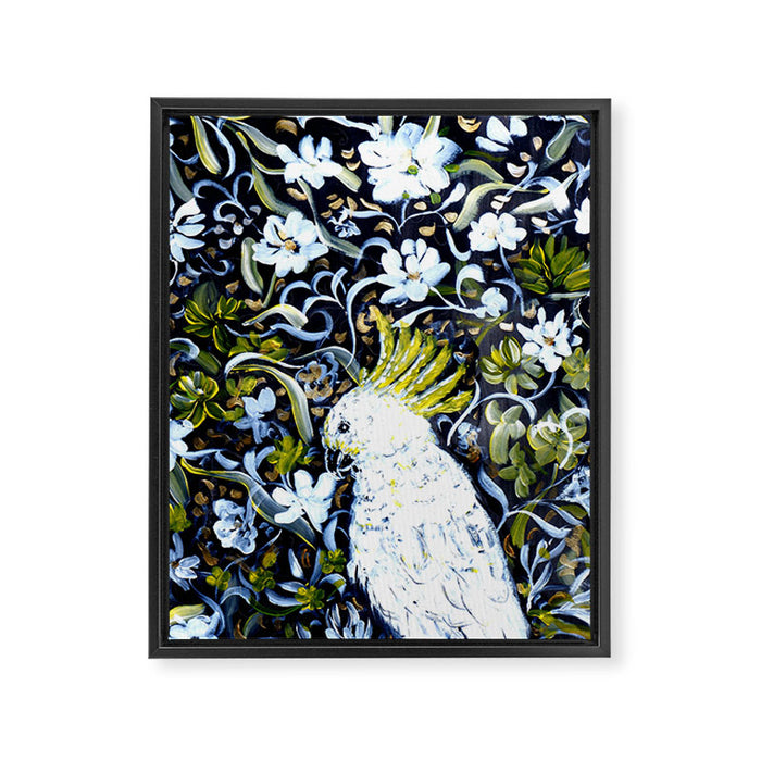 Australia cocktoo  Framed Canvas Print Gallery Image 1
