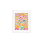 yellow vase flower  Art Print Gallery Image 1