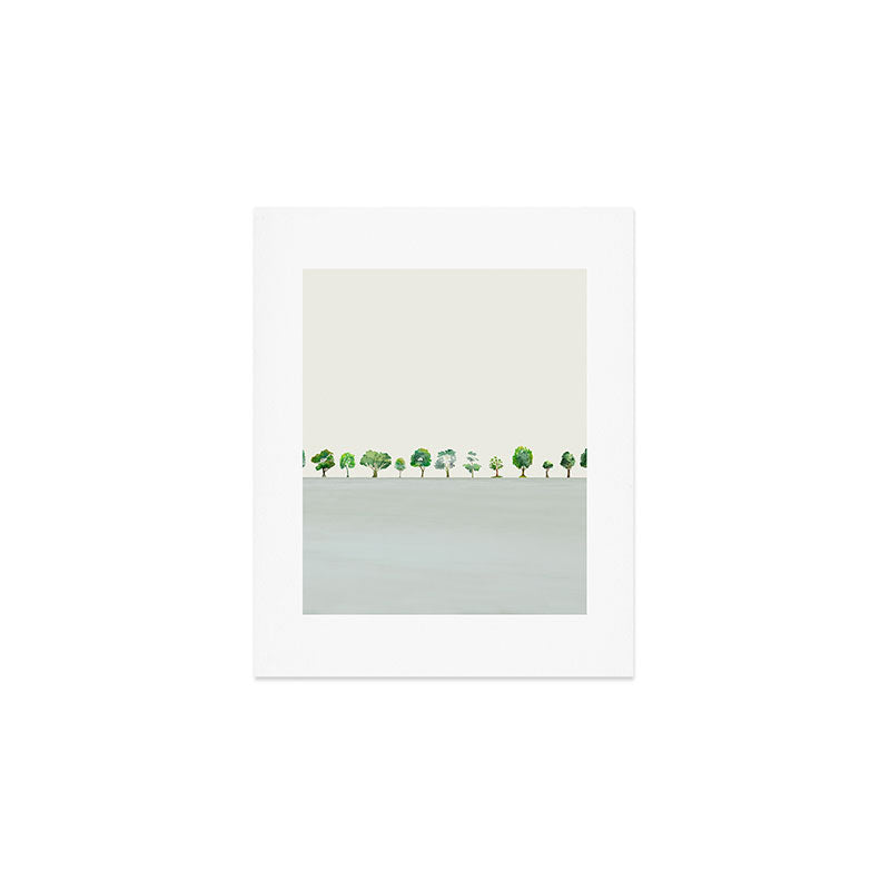 A Row Of Trees Art Print Gallery Image 1