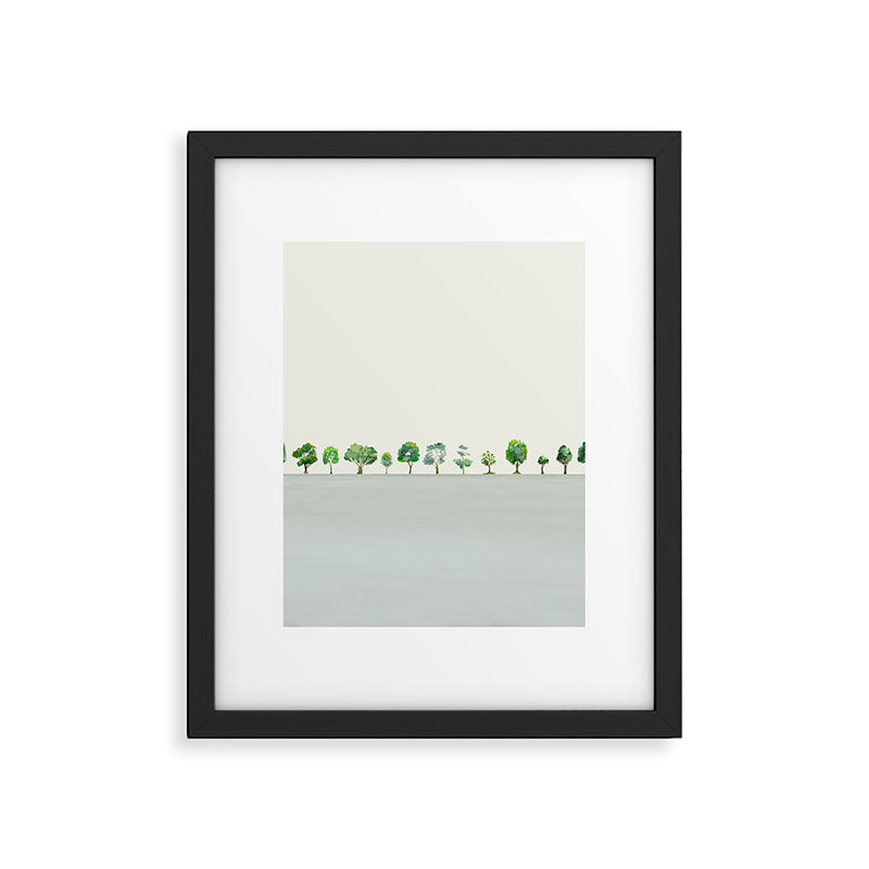 A Row Of Trees Framed Art Print Gallery Image 4
