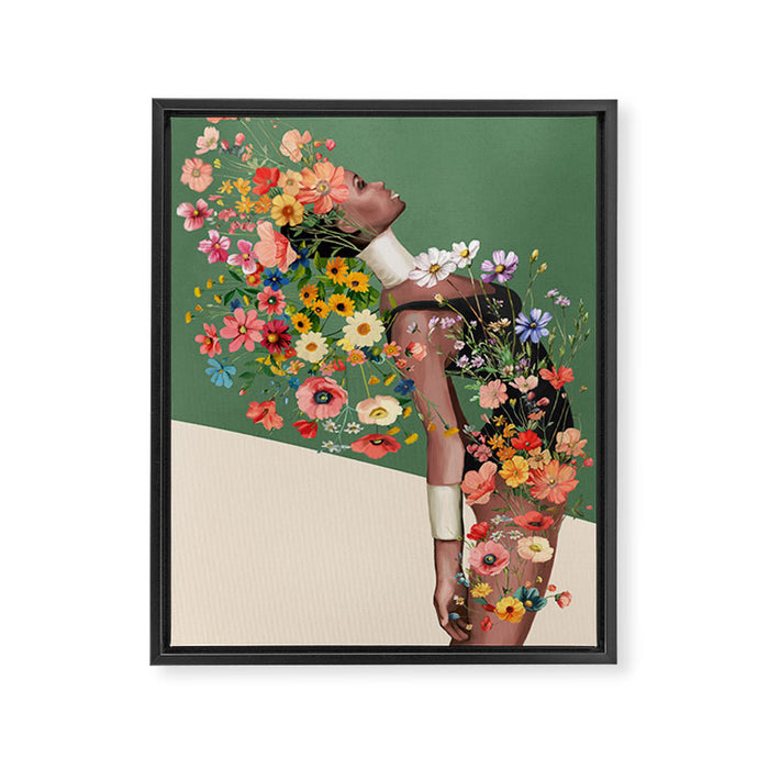 A Soul in Bloom Framed Canvas Print Gallery Image 1