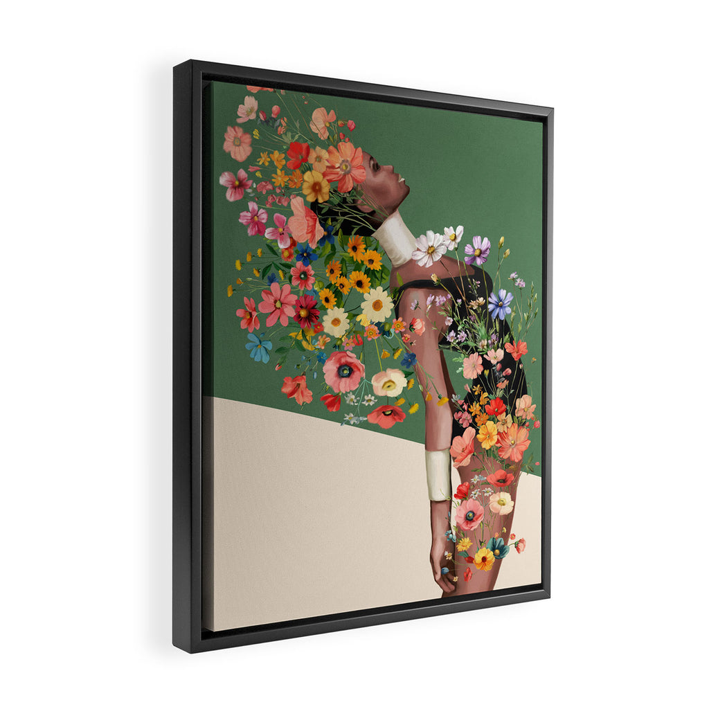 A Soul in Bloom Framed Canvas Print Gallery Image 2