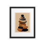 Abstract and Modern Stones Art 1 Framed Art Print Gallery Image 5