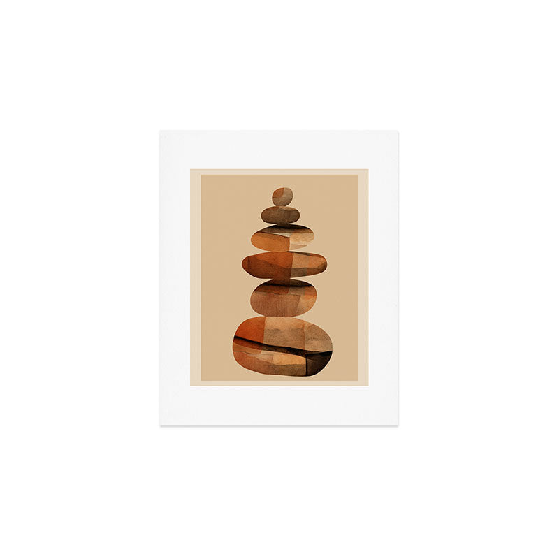 Abstract and Modern Stones Art 3 Art Print Gallery Image 1