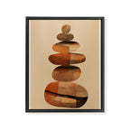 Abstract and Modern Stones Art 3 Framed Canvas Print Gallery Image 6