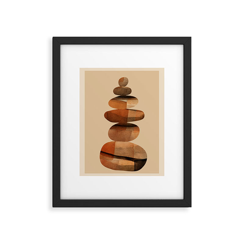 Abstract and Modern Stones Art 3 Framed Art Print Gallery Image 5