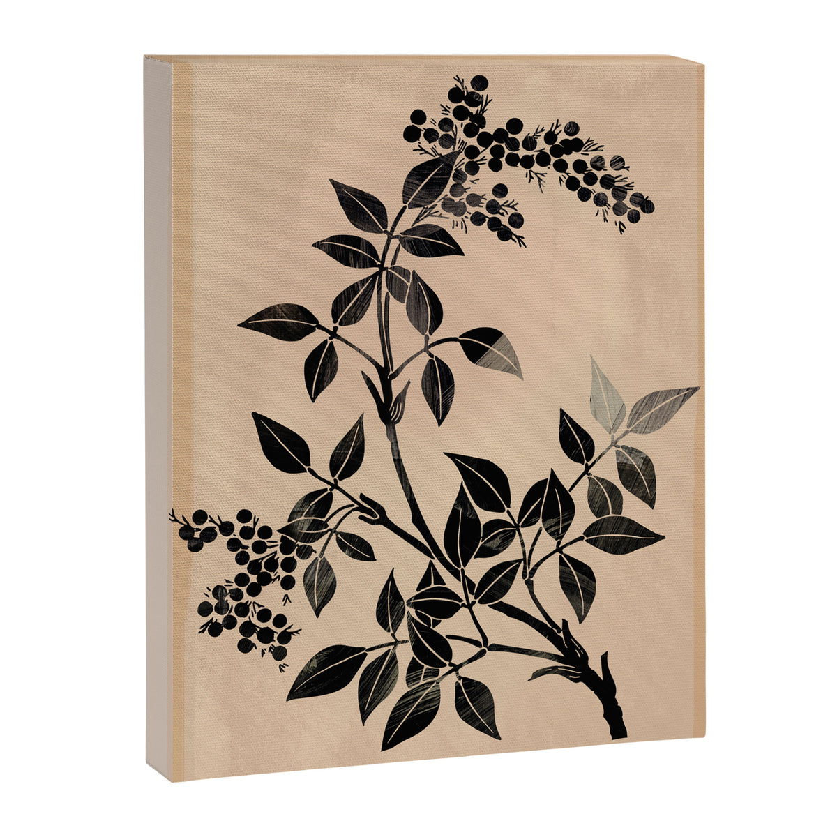 Abstract Art Minimal Plant 5 Canvas Print Gallery Image 6