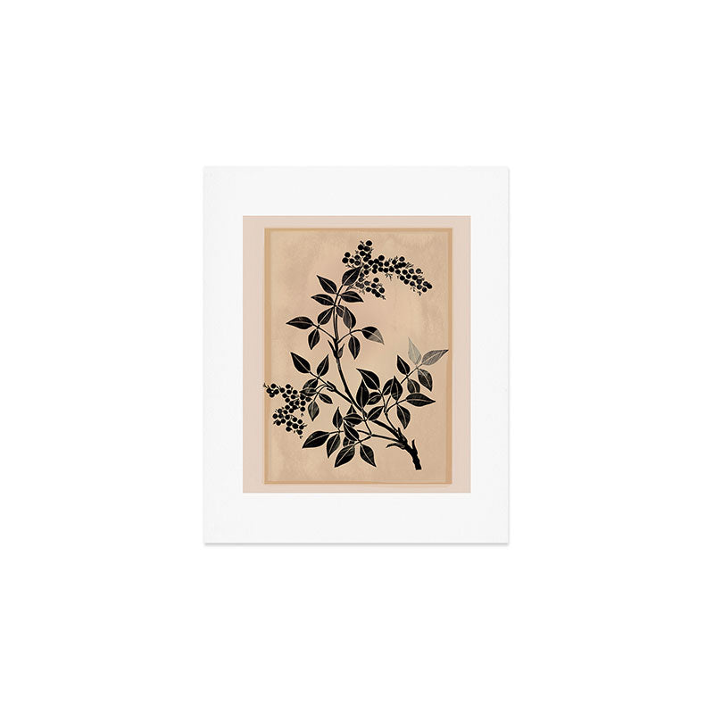Abstract Art Minimal Plant 5 Art Print Gallery Image 1