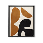 Abstract Art Minimal Shape 4 Framed Canvas Print Gallery Image 6