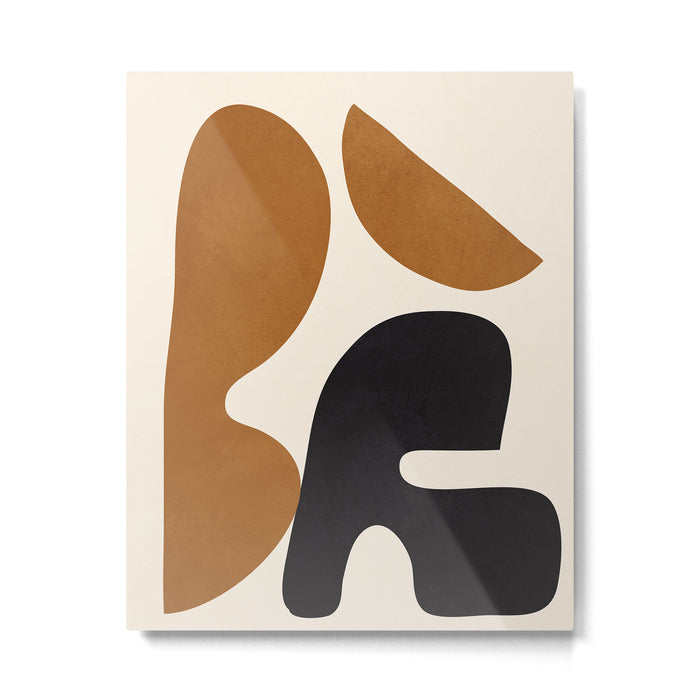 Abstract Art Minimal Shape 4 Metal Print Gallery Image 1