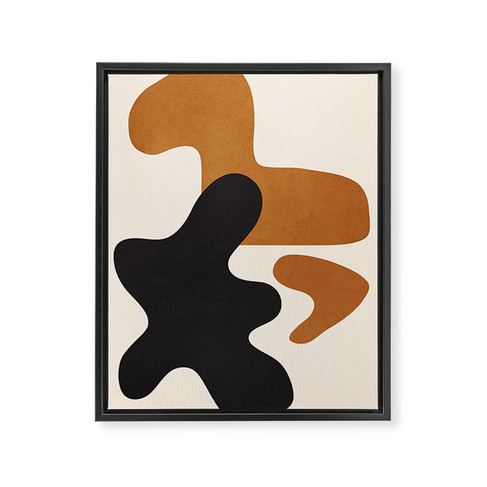 Abstract Art Minimal Shape 6 Framed Canvas Print Gallery Image 1