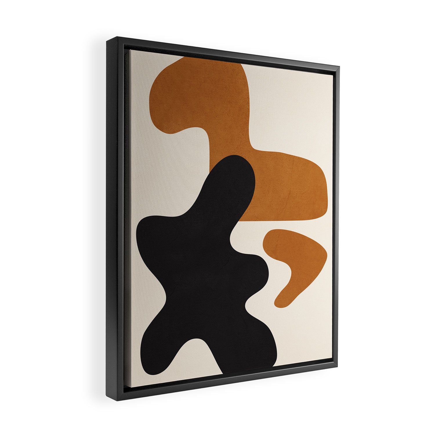 Abstract Art Minimal Shape 6 Framed Canvas Print Gallery Image 2