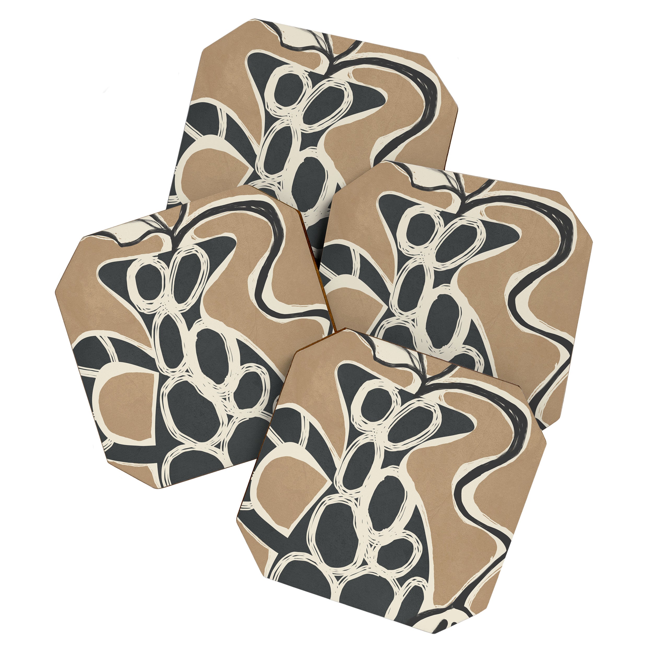 Abstract Botany 2 Coaster Gallery Image 1
