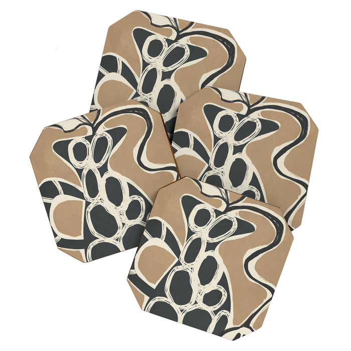 Abstract Botany 2 Coaster Gallery Image 1