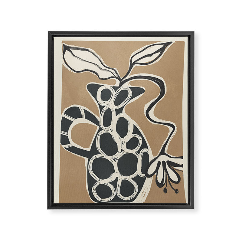 Abstract Botany 2 Framed Canvas Print Gallery Image 6