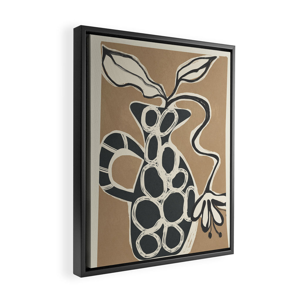 Abstract Botany 2 Framed Canvas Print Gallery Image 2