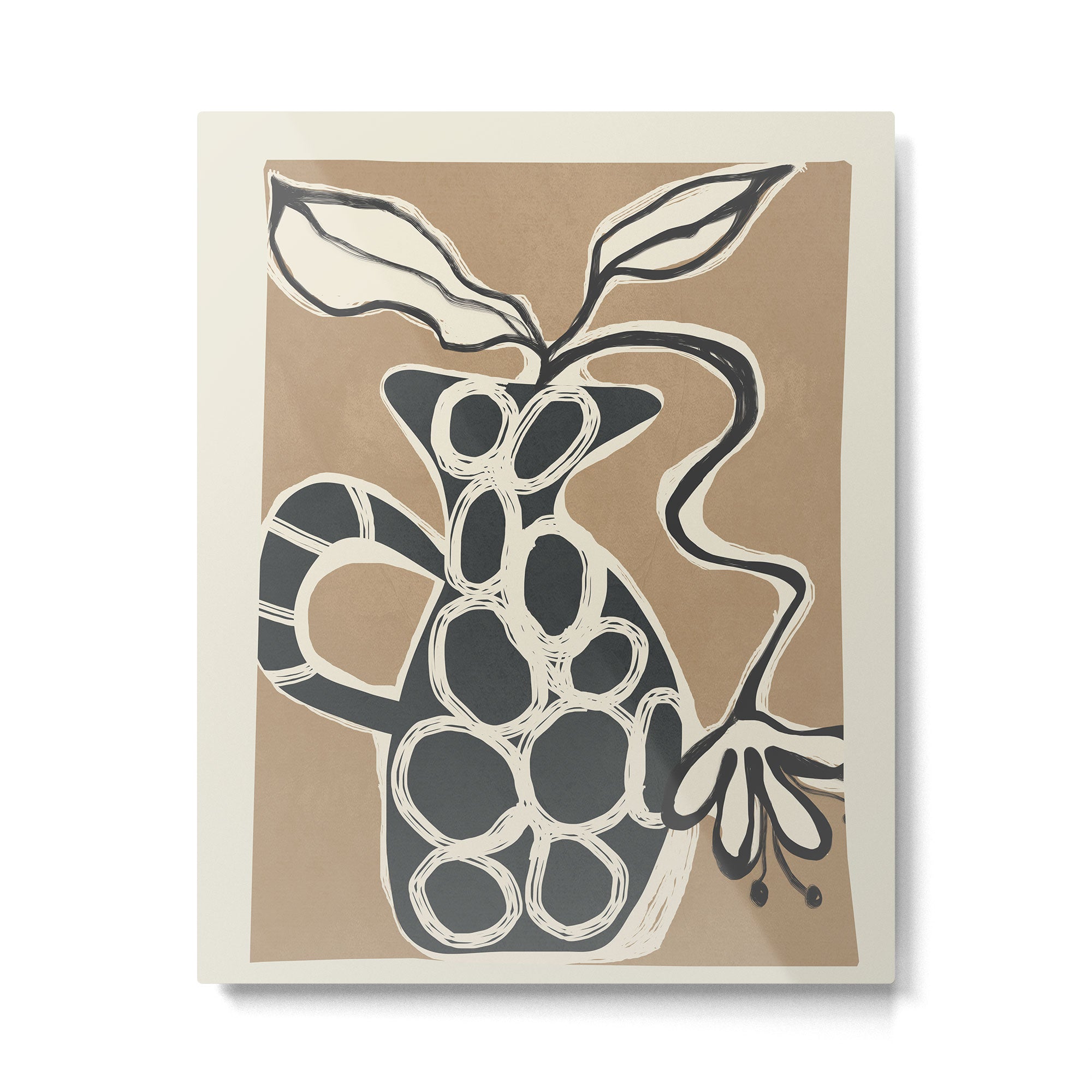 Abstract Botany 2 Metal Print Gallery Image 4