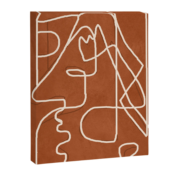 Abstract Face Sketch 4 Canvas Print Gallery Image 1