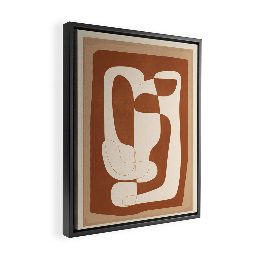 Abstract Geometry 2 Framed Canvas Print Gallery Image 2