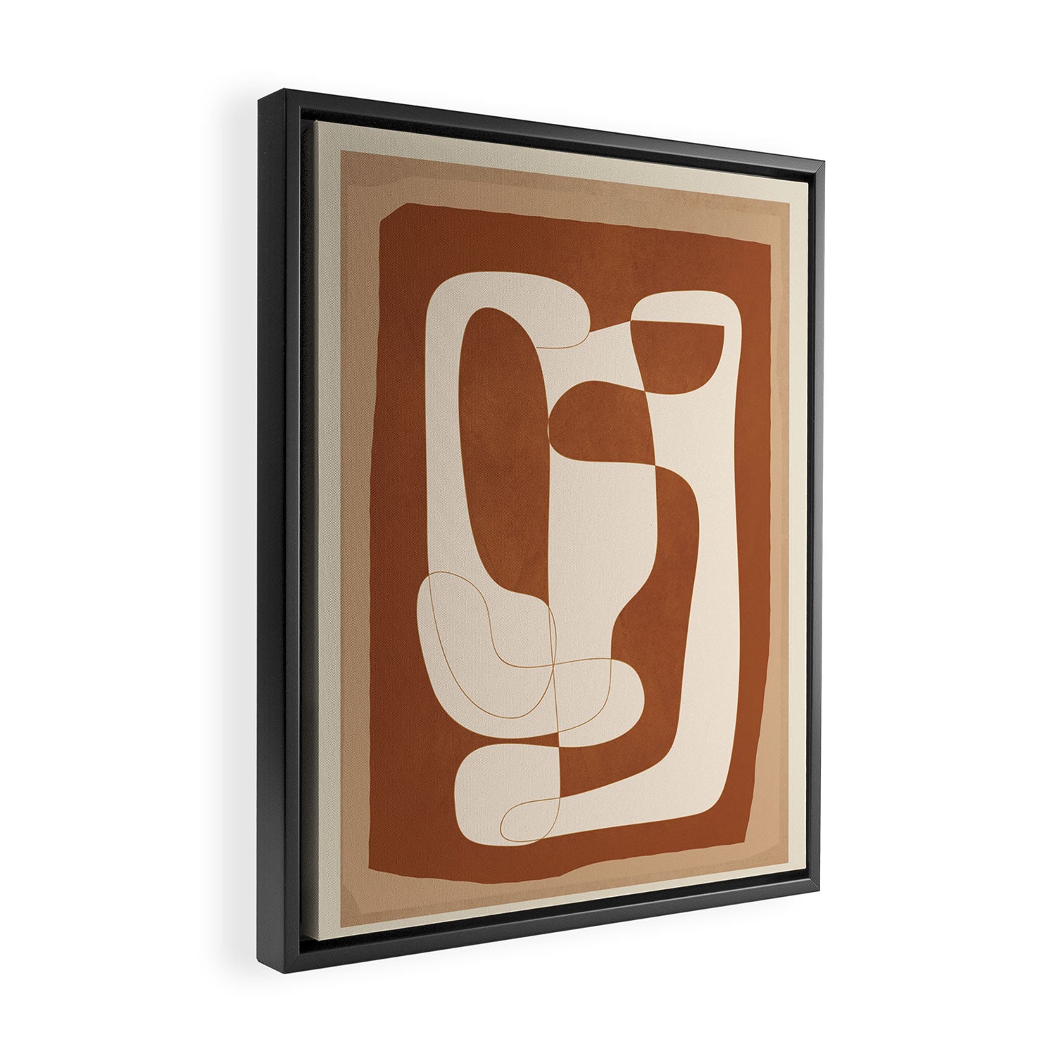 Abstract Geometry 2 Framed Canvas Print Gallery Image 2