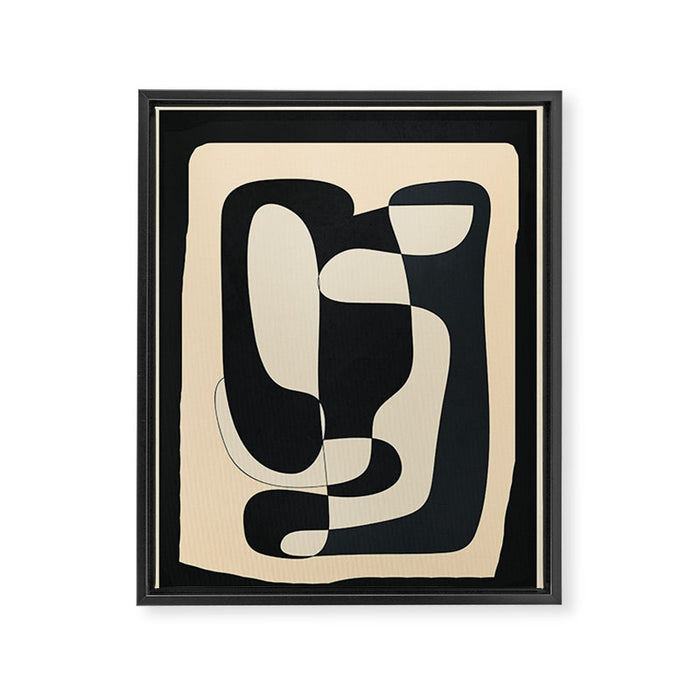 Abstract Geometry 4 Framed Canvas Print Gallery Image 1