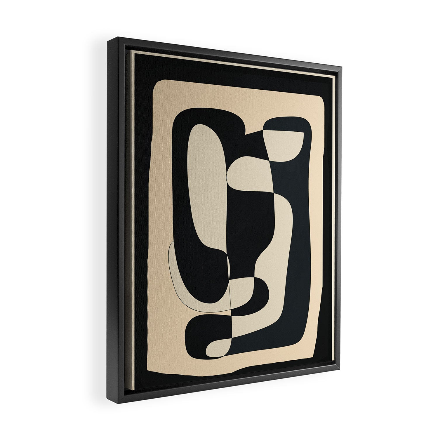 Abstract Geometry 4 Framed Canvas Print Gallery Image 2