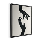 Abstract Hands Framed Canvas Print Gallery Image 2