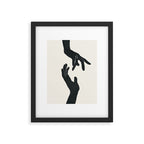 Abstract Hands Framed Art Print Gallery Image 4