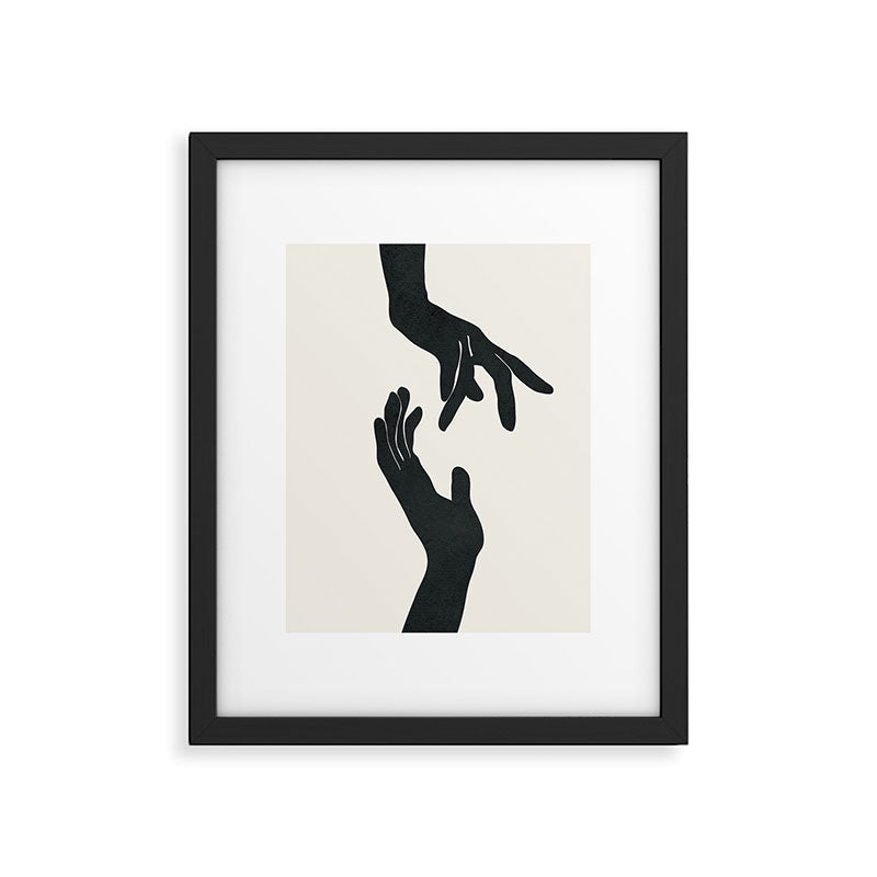Abstract Hands Framed Art Print Gallery Image 5