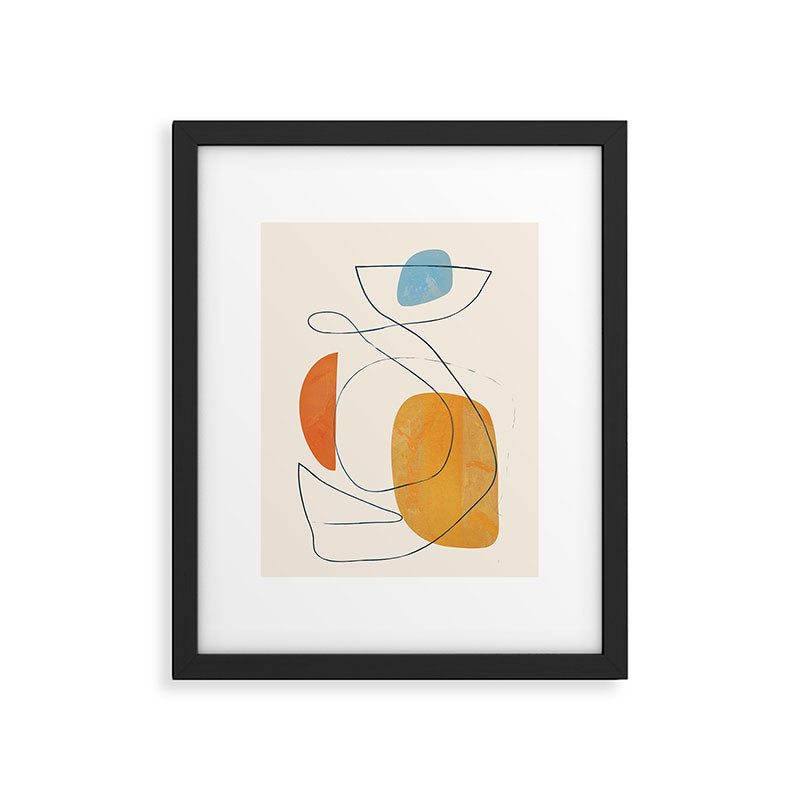 Abstract Line Art III Framed Art Print Gallery Image 4