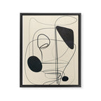 Abstract Line Art VIII Framed Canvas Print Gallery Image 6