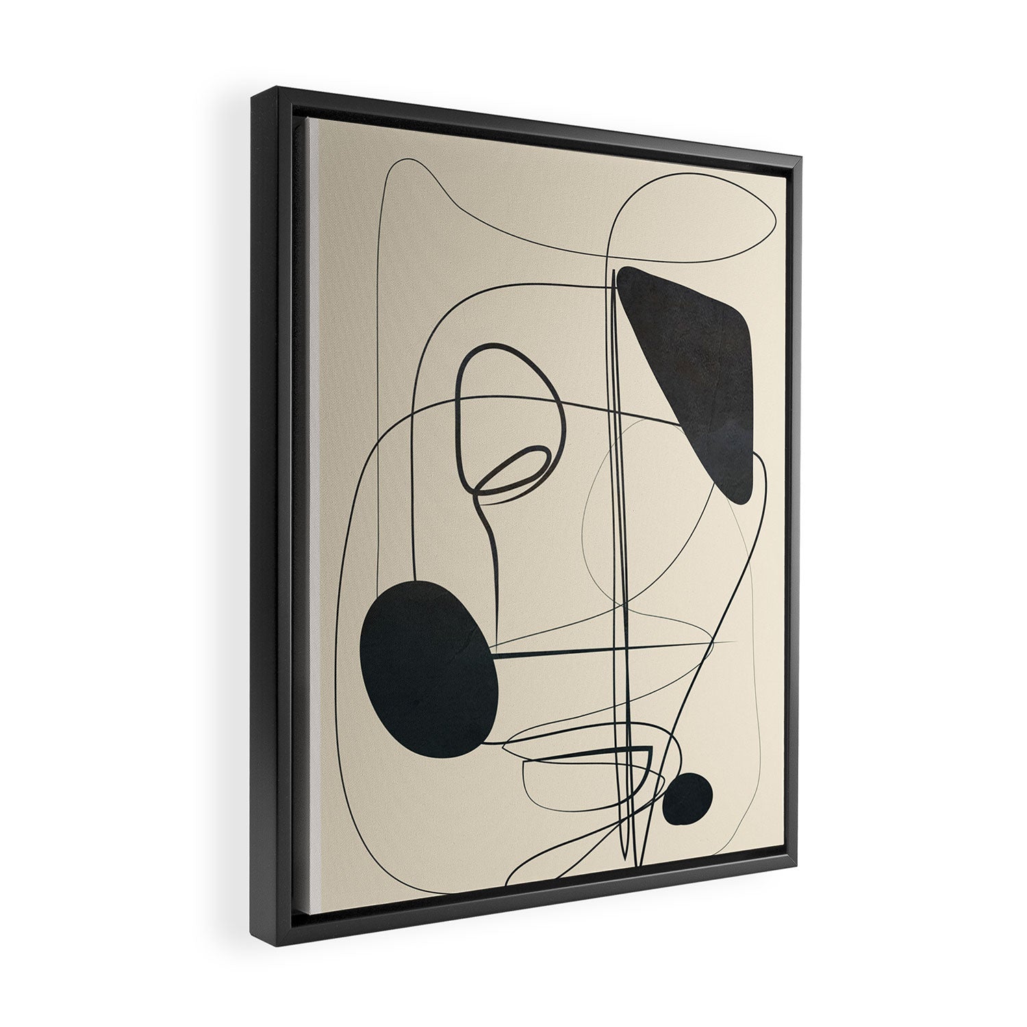 Abstract Line Art VIII Framed Canvas Print Gallery Image 2