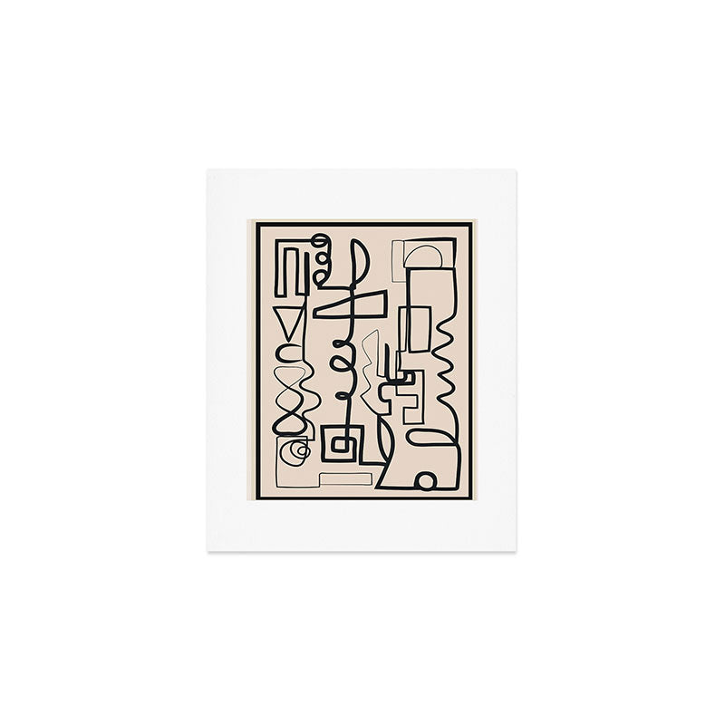 Abstract Line Movement 04 Art Print Gallery Image 1