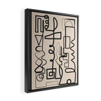 Abstract Line Movement 04 Framed Canvas Print Gallery Image 2