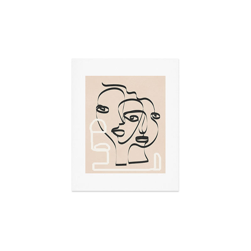 Abstract Minimal Line VIII Art Print Gallery Image 1