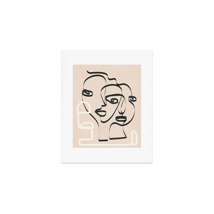 Abstract Minimal Line VIII Art Print Gallery Image 1