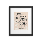 Abstract Minimal Line VIII Framed Art Print Gallery Image 5
