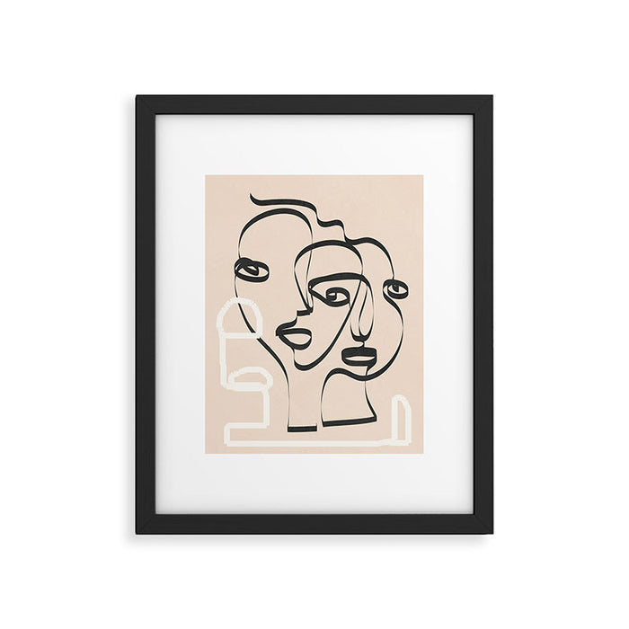 Abstract Minimal Line VIII Framed Art Print Gallery Image 1