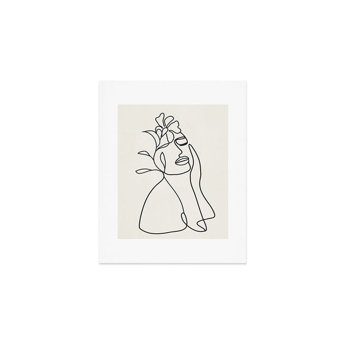 Abstract Minimal  Woman II Art Print Gallery Image 1