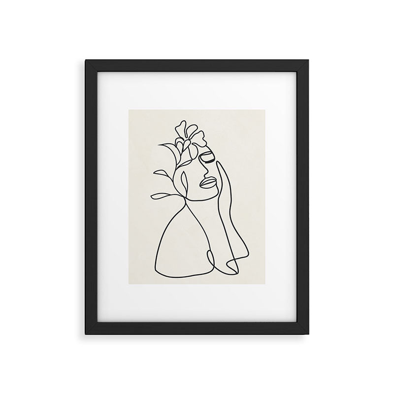 Abstract Minimal  Woman II Framed Art Print Gallery Image 5