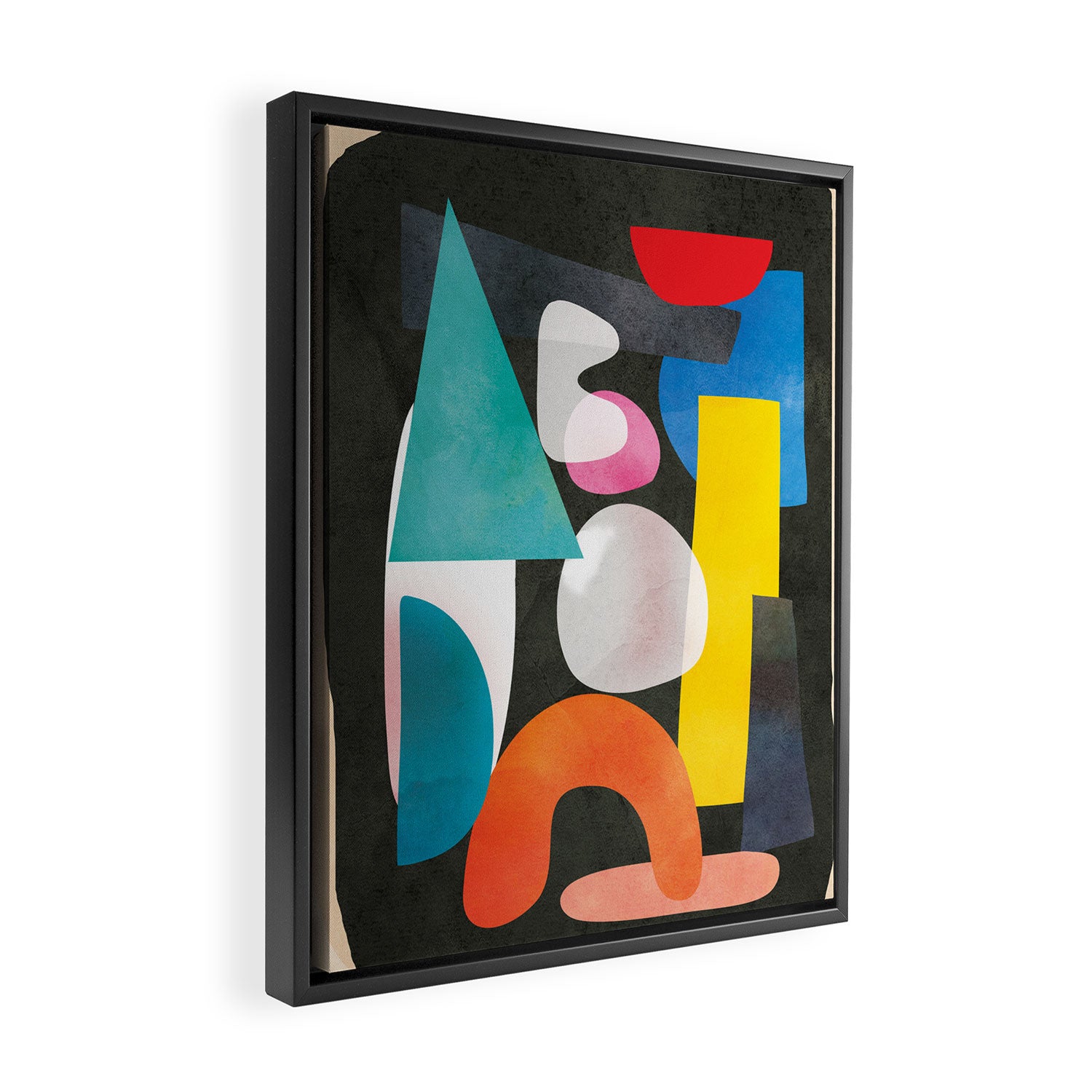 Abstract Modern Art 27 Framed Canvas Print Gallery Image 2