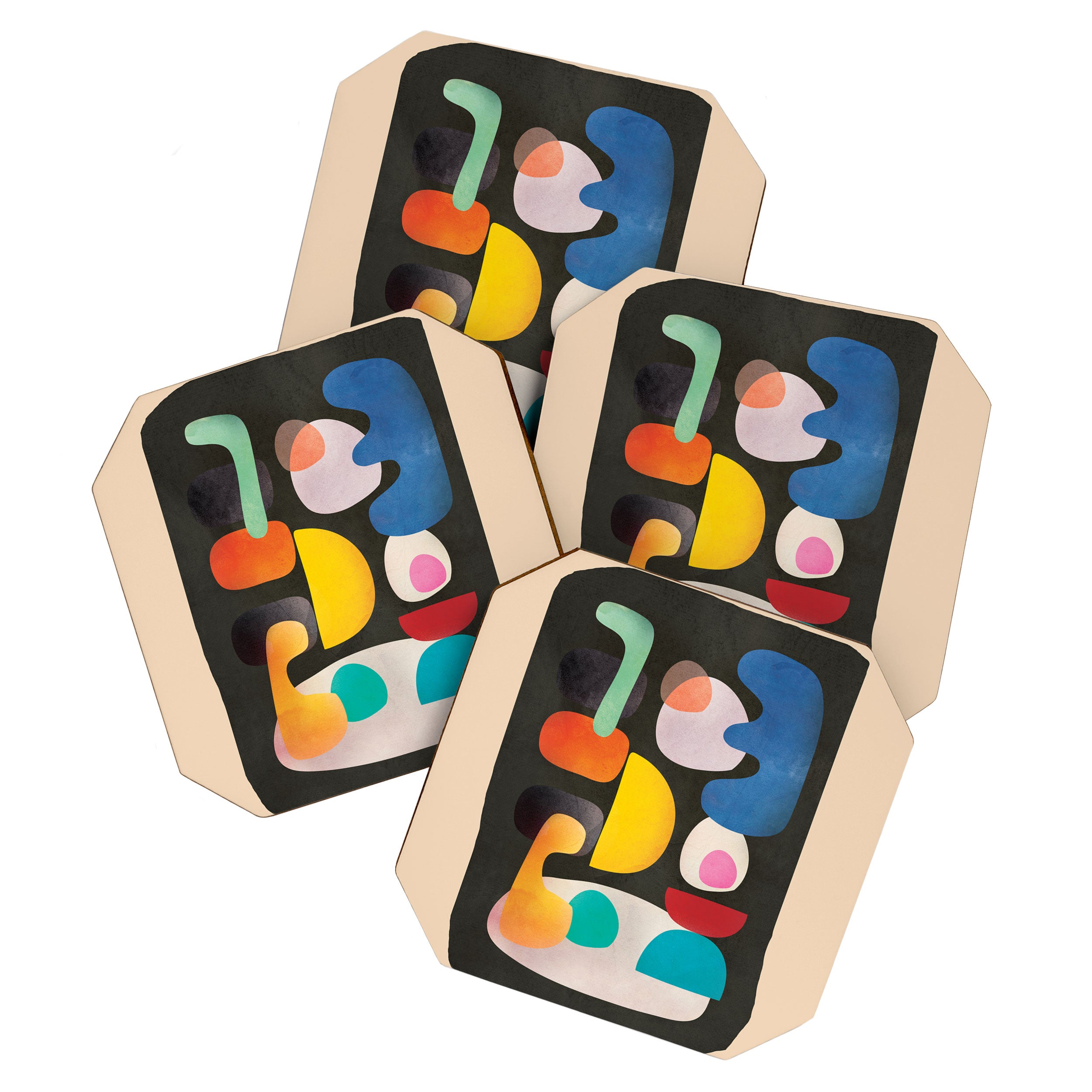 Abstract Modern Art 28 Coaster Gallery Image 1