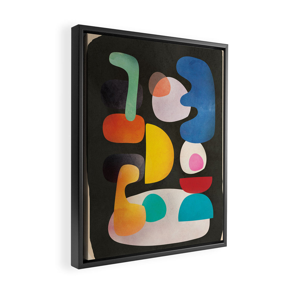 Abstract Modern Art 28 Framed Canvas Print Gallery Image 2