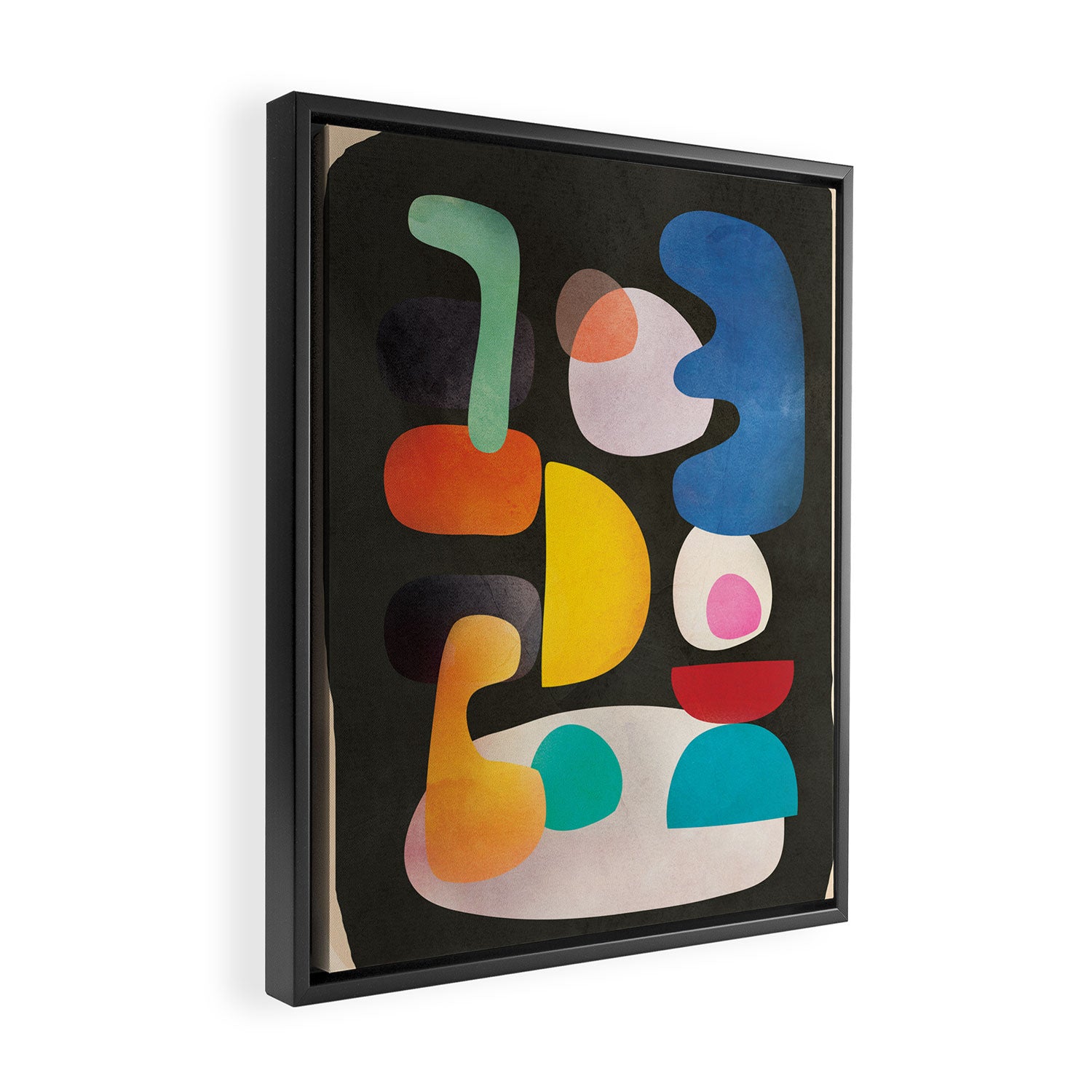 Abstract Modern Art 28 Framed Canvas Print Gallery Image 2
