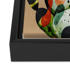 Abstract Modern Cactus 1 Framed Canvas Print Gallery Image 3