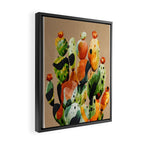 Abstract Modern Cactus 1 Framed Canvas Print Gallery Image 2