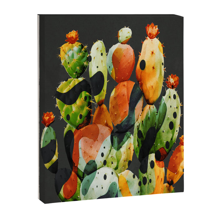Abstract Modern Cactus 2 Canvas Print Gallery Image 1