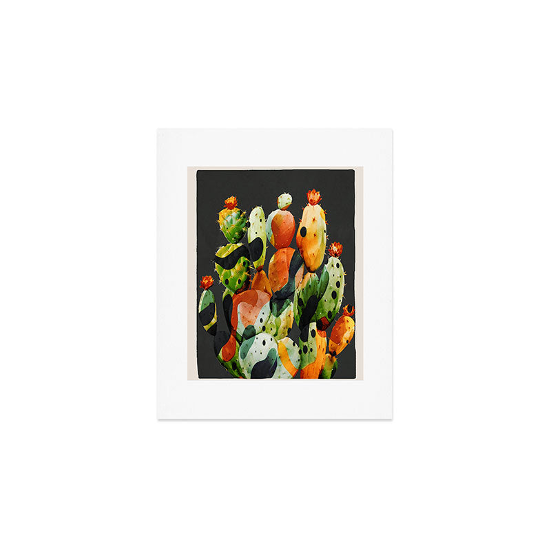 Abstract Modern Cactus 2 Art Print Gallery Image 1