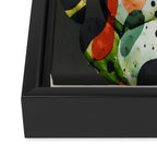 Abstract Modern Cactus 2 Framed Canvas Print Gallery Image 3